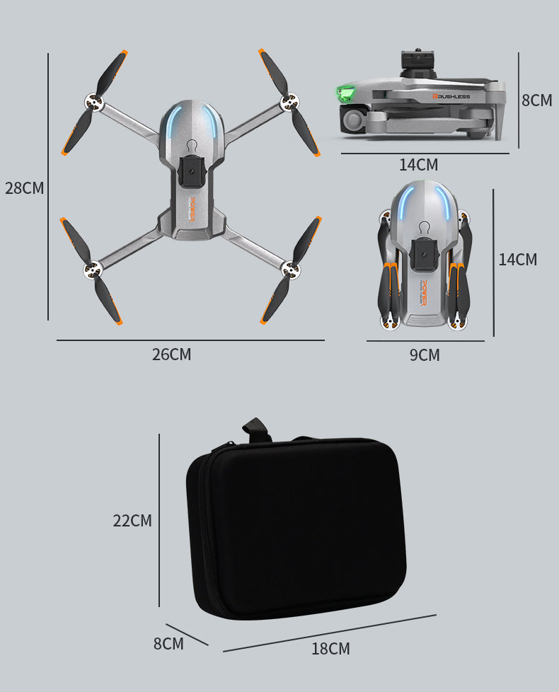 Picoq Labs A17 Aerial Brushless Motor drone with Servo Cam